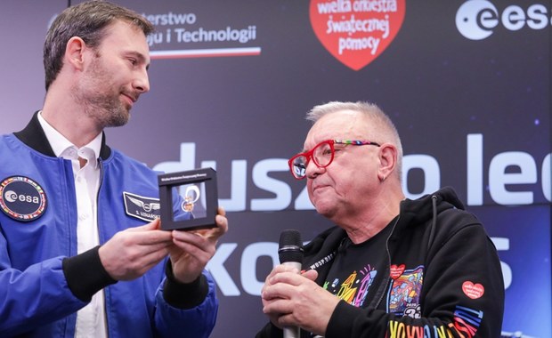 Polski astronauta zabierze w Kosmos złote serduszko WOŚP