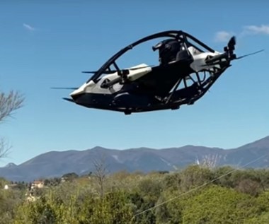 Polski dron pasażerski Jetson One w akcji na nowym filmie