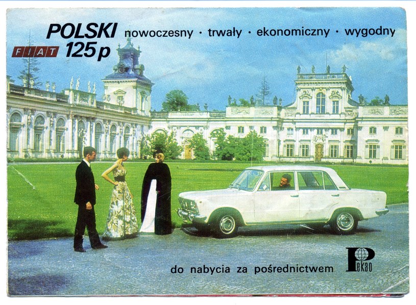 Polski Fiat 125p - folder reklamowy /Archiwum Tomasza Szczerbickiego