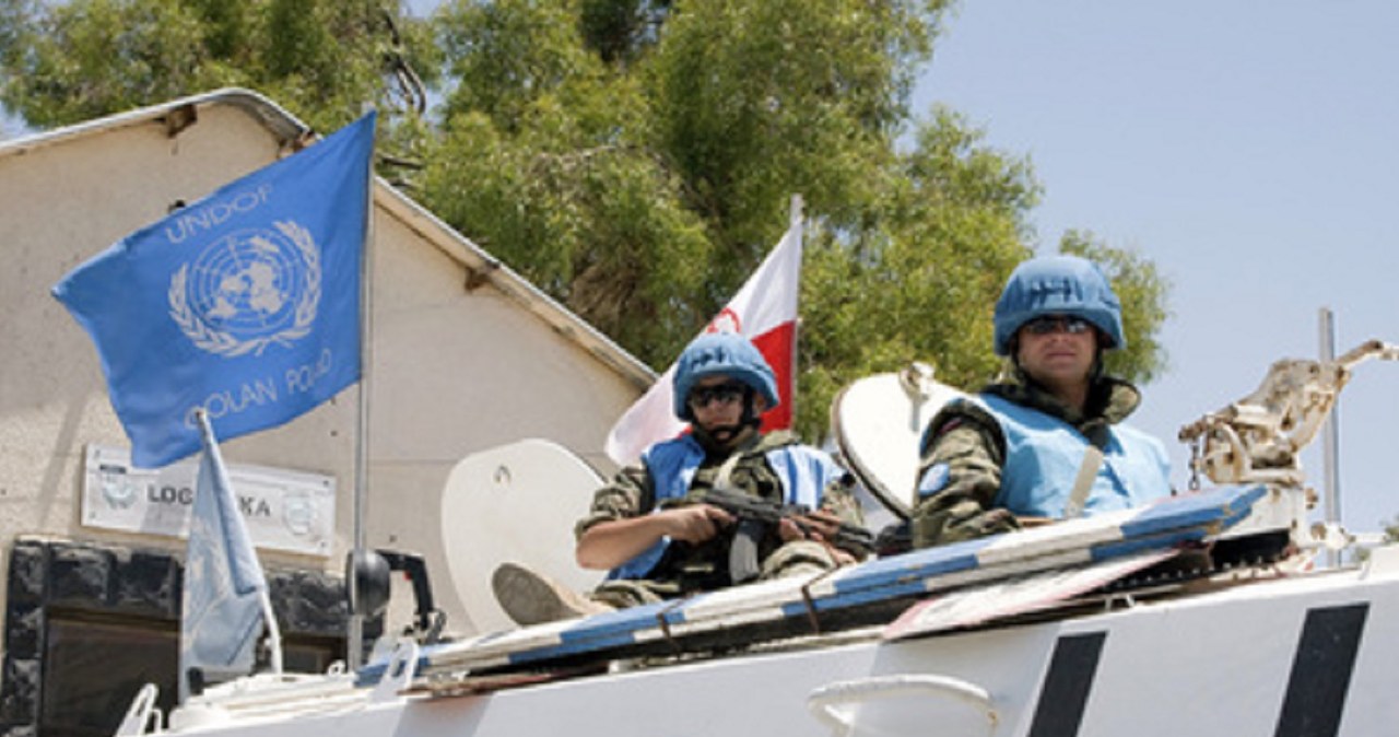 Polski kontyngent misji UNDOF (Siły ONZ ds. Nadzoru Rozdzielenia Wojsk na Wzgórzach Golan). / zdjęcie: ONZ, unic.un.org.pl /domena publiczna