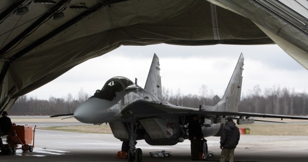 Polski MiG-29 na Litwie /AFP