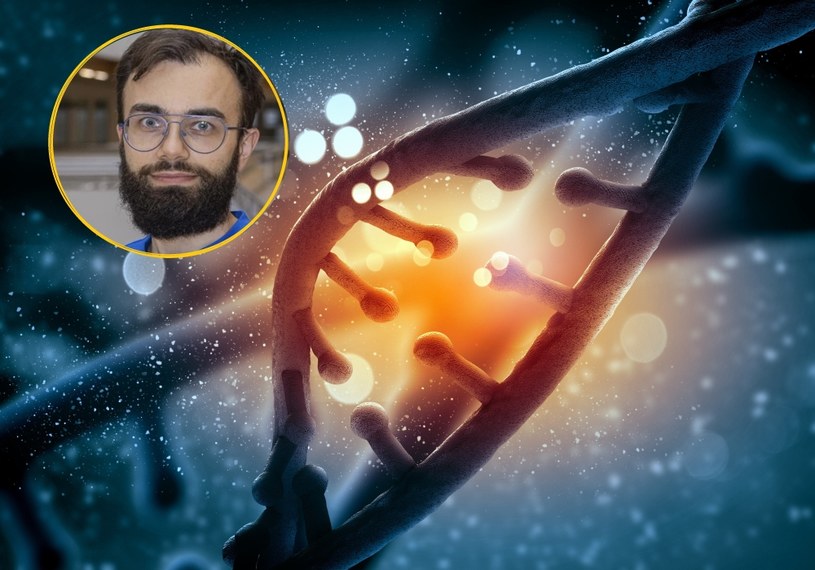 Polski naukowiec dr Bartłomiej Tomasik z Gdańskiego Uniwersytetu Medycznego opracował metodę naprawy ludzkiego DNA. /123RF/PICSEL