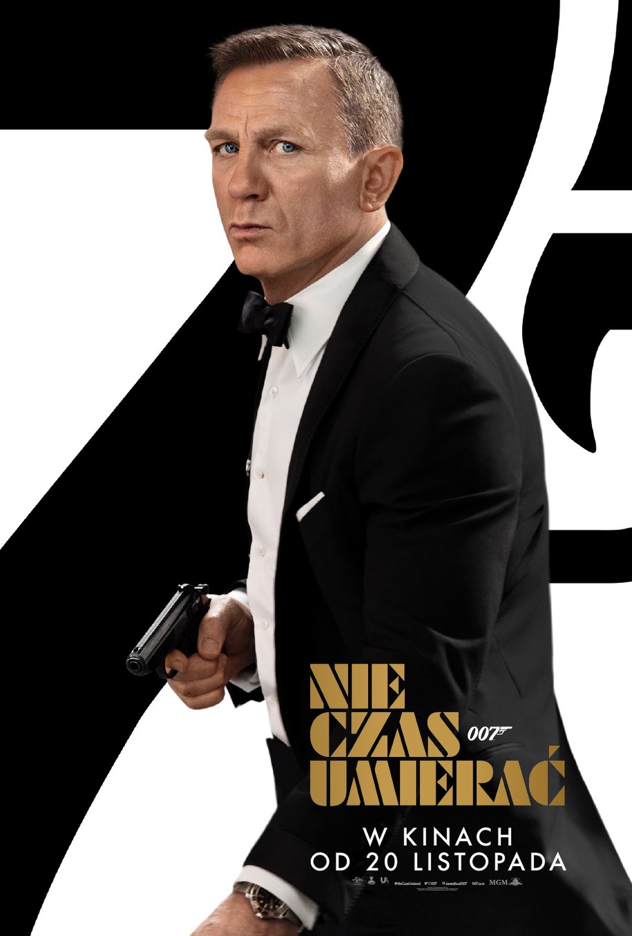Polski plakat do "Nie czas umierać" /Materiały prasowe Forum Film /Materiały prasowe