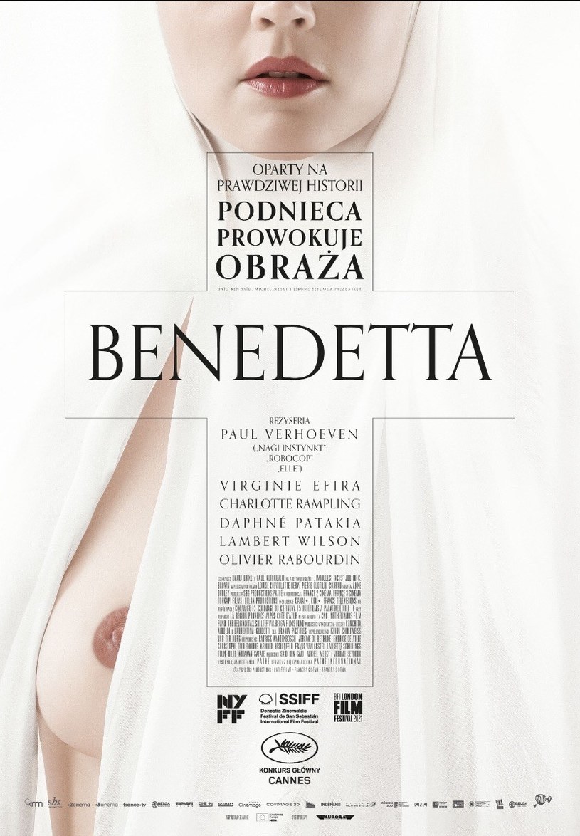 Polski plakat filmu "Benedetta" /Aurora Films /materiały prasowe