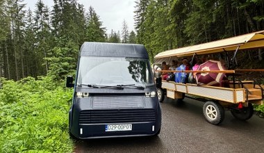 Polski samochód elektryczny zamiast koni na Morskie Oko. Nowe testy TPN