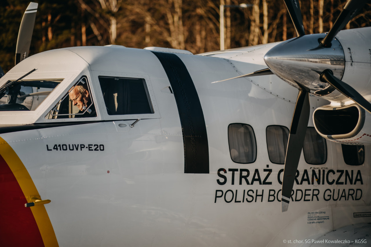 Polski samolot przechwycony przez rosyjski Su-35. Jest komentarz straży granicznej