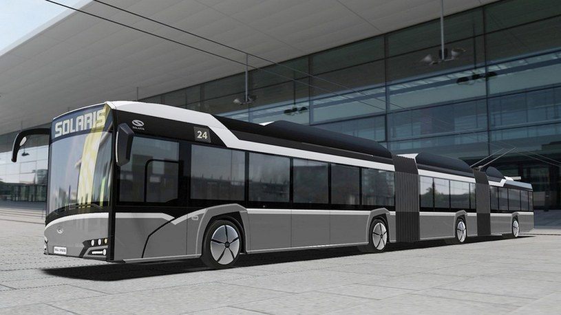 Polski Solaris buduje gigantyczny trolejbus o długości 24 metrów /Geekweek