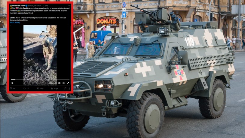 Polski transporter ratuje życie na Ukrainie. Żołnierze pokazali go w akcji /VoidWanderer /Wikimedia