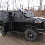Polski wóz opancerzony Dzik 2 zniszczony na terenie Rosji
