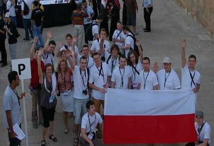 Polski zespół, a także towarzyszący im pracownicy Microsoft oraz polscy dziennikarze /INTERIA.PL