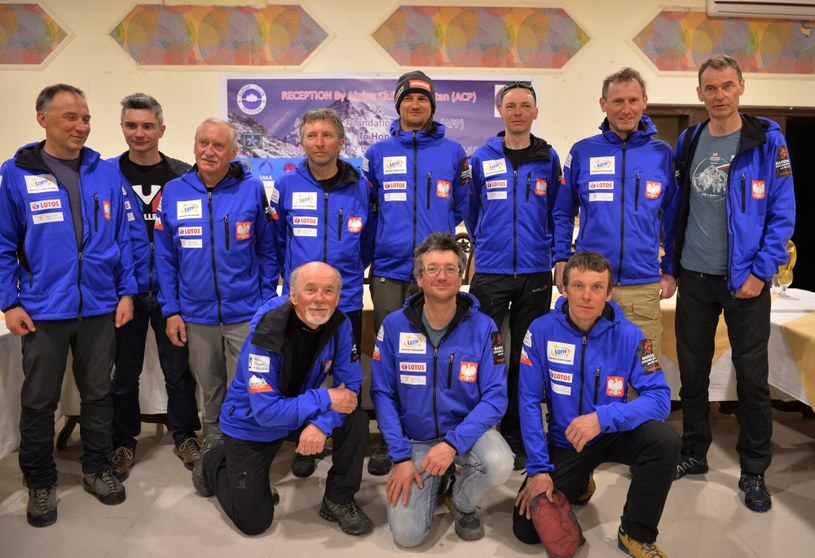 Polski zespół zimowej wyprawy na K2 na konferencji prasowej, marzec 2018 /  PAKISTAN-POLAND-MOUNTAINEERING-CLIMBING-K2, FOCUS BY GOHAR ABBAS