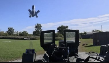 Polskie Abramsy mogą dostać nową broń. Pokazali czołgowe wyrzutnie dronów 