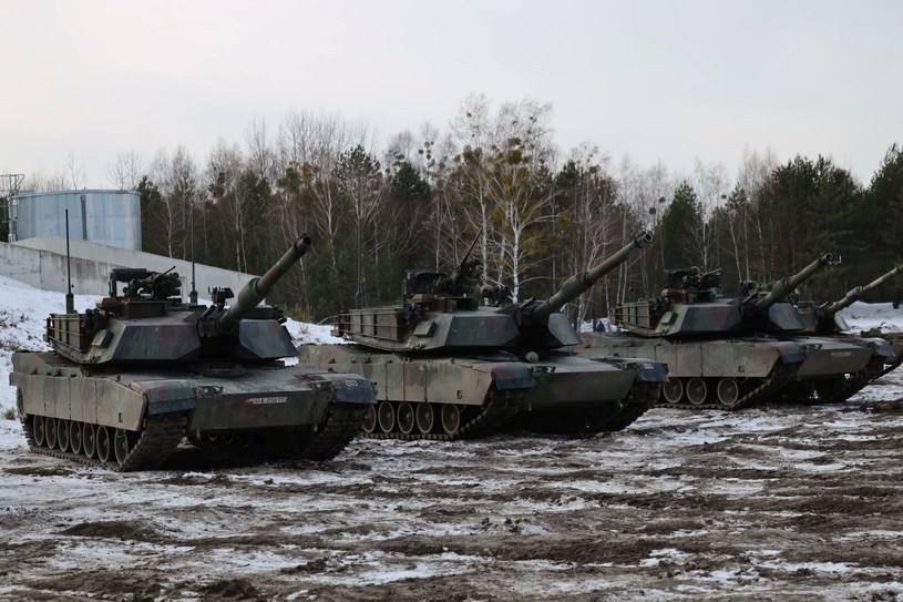 Polskie czołgi M1A1 FEP Abrams /@TheDeadDistrict /Twitter