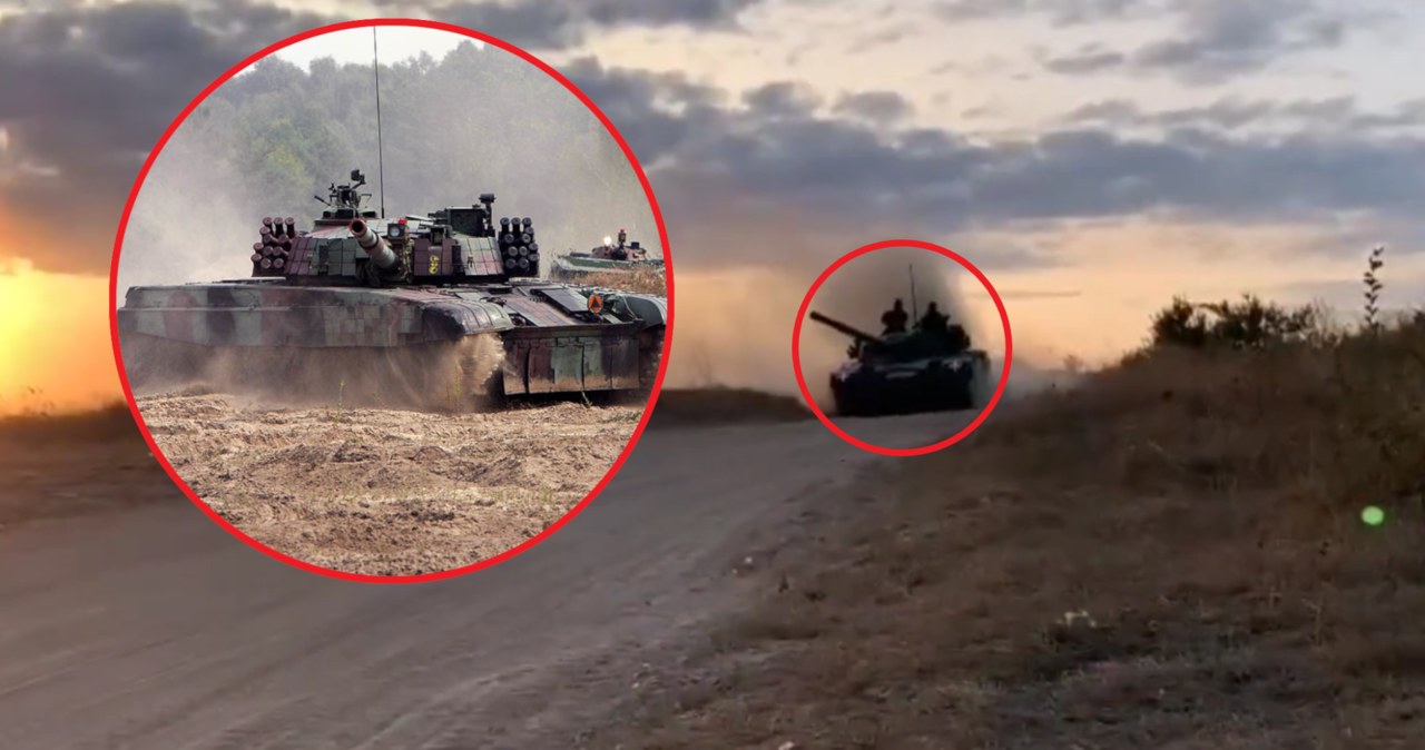 Polskie czołgi PT-91 Twardy pomagają wypędzić Rosjan z Ukrainy /@front_ukrainian /Twitter