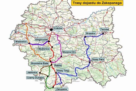 Polskie drogi do  Zakopanego /Informacja prasowa