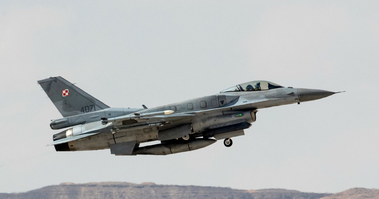 Polskie F-16 bojowo debiutowały na Bliskim Wschodzie /JACK GUEZ / AFP /East News