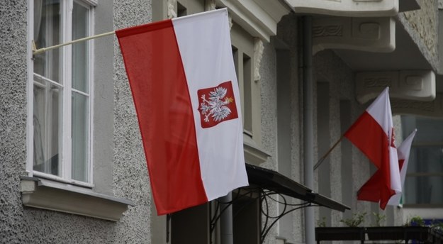 Polskie flagi /Archiwum RMF FM