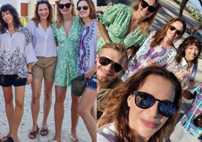 Polskie gwiazdy na Zanzibarze. Natalia Kukulska, Małgorzata Socha, Anna Dereszowska, Magdalena Różczka, Tomasz Ciachorowski /Instagram