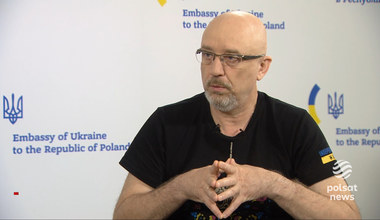 "Polskie Kraby zaczną zjadać kolumny Rosjan". Szef ukraińskiego MON w "Gościu Wydarzeń"