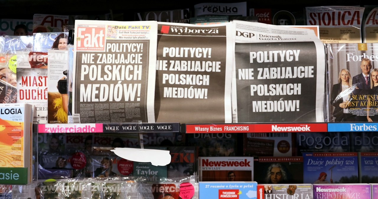 Polskie media protestują przeciwko niekorzystnym zapisom ustawy o prawie autorskim /Dawid Wolski/East News /East News