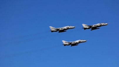 Polskie myśliwce poderwane po zmasowanym ataku na Ukrainę. Niebo pomogły zabezpieczać Gripeny