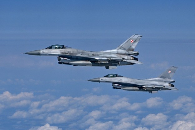 Polskie myśliwce wielozadaniowe F-16 /JOHN THYS/AFP /East News