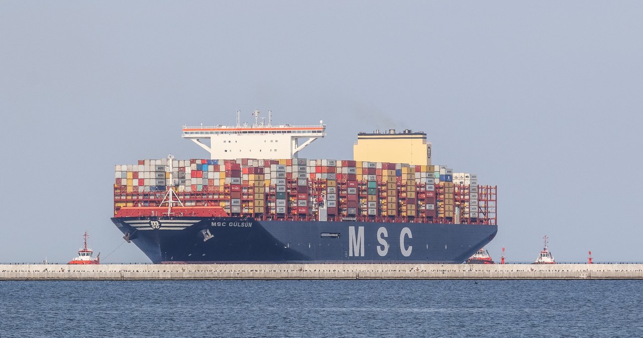 Polskie porty nad Bałtykiem stoją w obliczu nowych wyzwań. Na zdjęciu kontenerowiec armatora MSC zawija do Gdańska /Michał Fludra /AFP