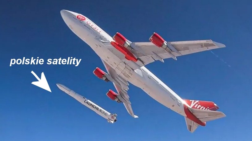 Polskie satelity zostaną posłane w kosmos z pokładu JumboJeta Virgin Orbit [FILM] /Geekweek