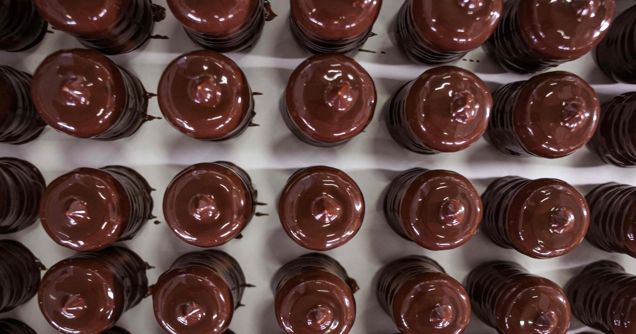 Polskie wyroby z czekolady sprzedają się doskonałe. Słaby złoty pomaga eksportowi /AFP
