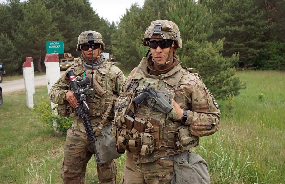 Polsko-amerykańskie ćwiczenia DEFENDER–Europe 20 na poligonie w Drawsku Pomorskim /	Marcin Bielecki   /PAP