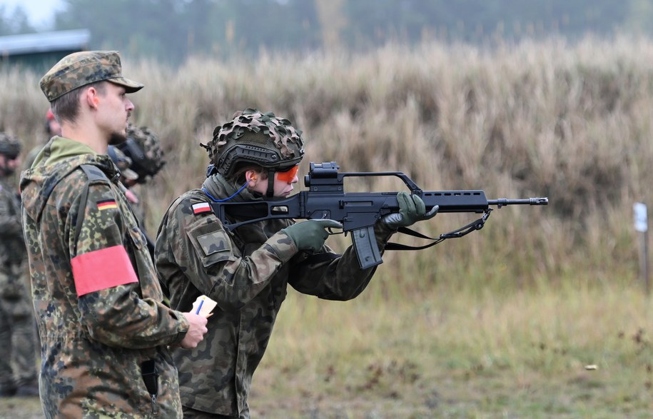 Polsko-niemieckie ćwiczenia potrwają do niedzieli /	Marcin Bielecki   /PAP
