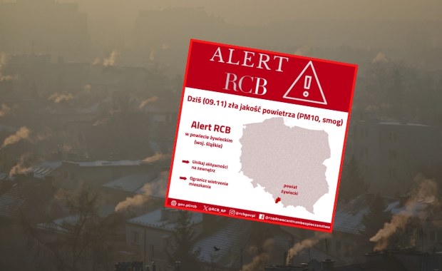 Południe Śląskiego w oparach smogu. RCB rozesłało alert