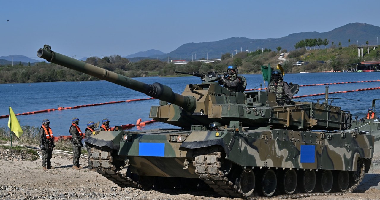 Południowokoreański czołg K2 /JUNG YEON-JE /AFP
