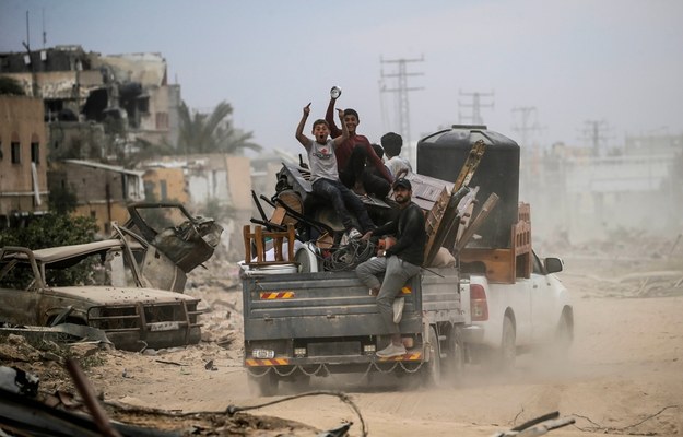 Południowy rejon Strefy Gazy /MOHAMMED SABER  /PAP/EPA