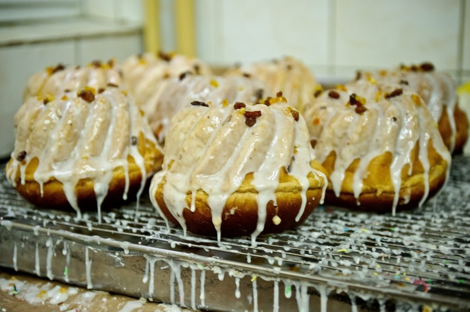 Polukrowane babki wielkanocne /Wojciech Pacewicz /PAP