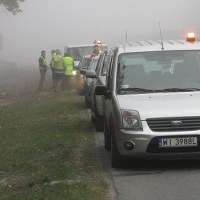 Dwa samochody wyposażone w laserowe mierniki ruszyły zbadać trasę S8