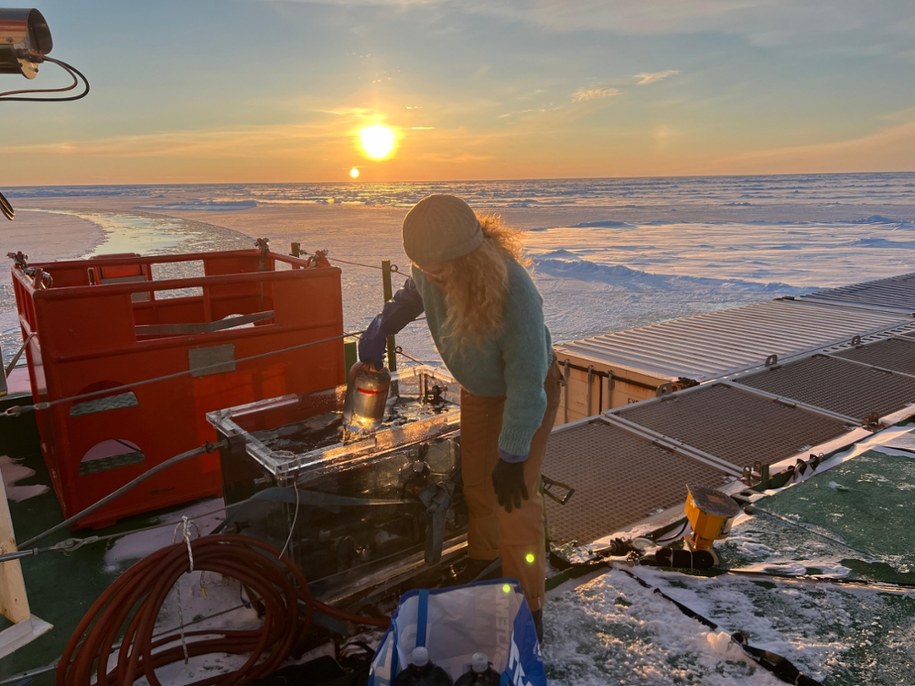 Pomiary wiązania azotu na pokładzie RV Polarstern /Fot: Rebecca Duncan /Materiały prasowe
