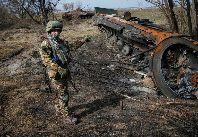 Pomimo silnego ataku Rosjan na Irpień, Ukraińcy zatrzymali wojska wroga, ratując tym Kijów /© 2022 Reuters