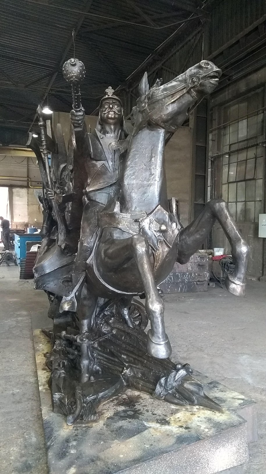 Pomnik Jana III Sobieskiego został odlany w Gliwicach /fot. Piotr Zapart /