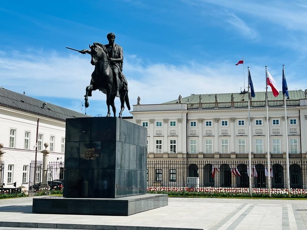 Pomnik księcia Józefa Poniatowskiego w Warszawie /Kacper Wróblewski /RMF FM