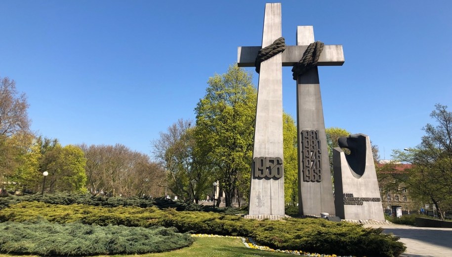 Pomnik Ofiar Czerwca w Poznaniu /Mateusz Chłystun /RMF FM