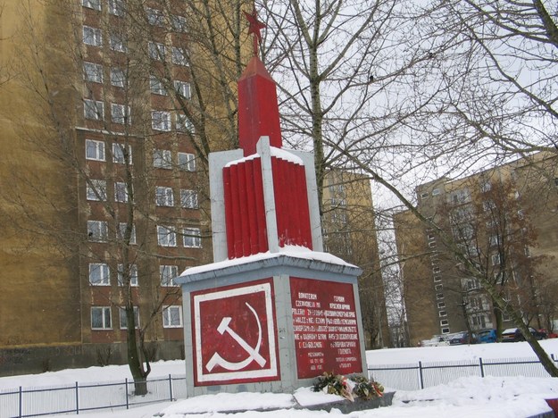 Pomnik przyjaźni polsko-radzieckiej w Dąbrowie Górniczej &nbsp; /Marcin Buczek /RMF FM