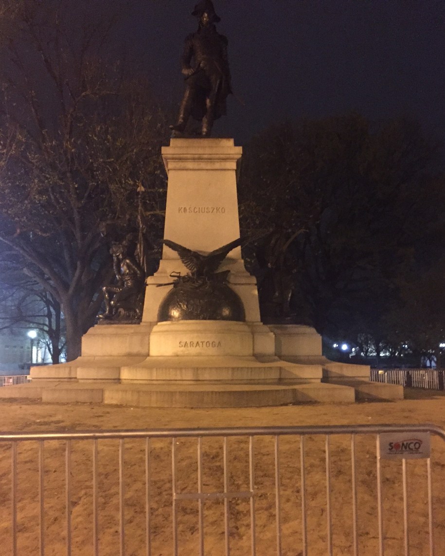 Pomnik Tadeusza Kościuszki /Paweł Żuchowski /RMF FM