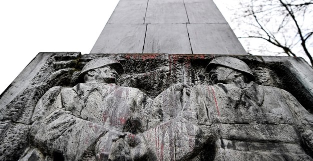 Pomnik Wdzięczności Armii Czerwonej na pl. Ofiar Getta w Rzeszowie /Darek Delmanowicz /PAP