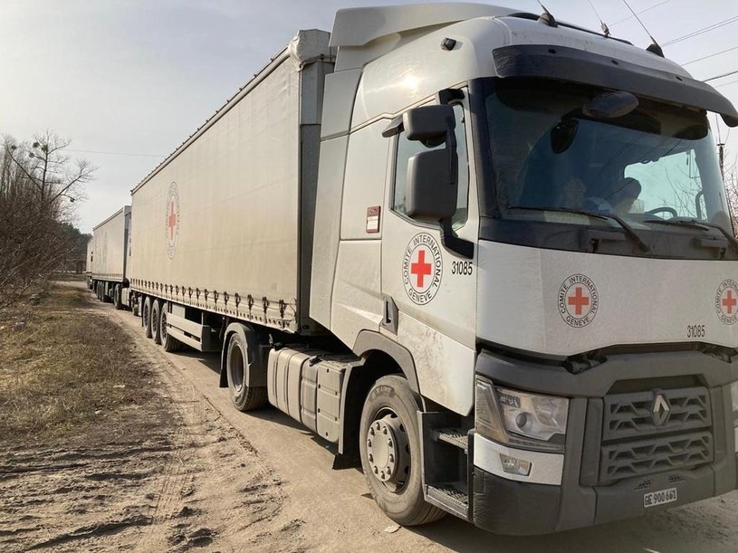 Pomoc humanitarna Czerwonego Krzyża w Ukrainie /Twitter/ICRC /
