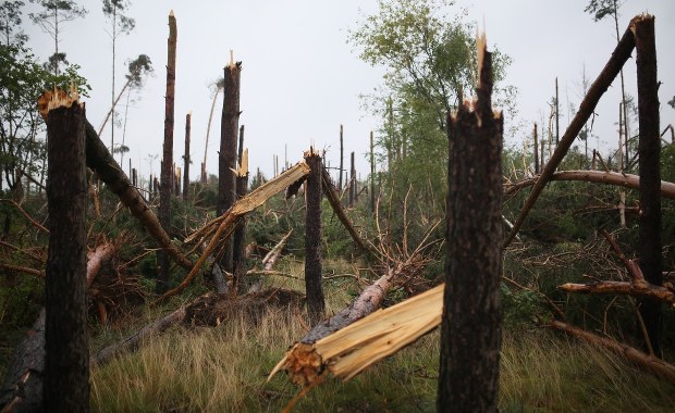 Pomorze: Jest bilans strat po nawałnicach. Rząd zwróci się o pomoc z UE?