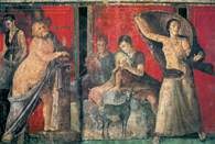 Pompeje, fresk z Willi Misteriów /Encyklopedia Internautica