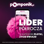 Pomponik numerem 1 pierwszego półrocza 2025 w kategorii "Plotki, życie gwiazd"