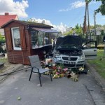 policja drogowa Pomylił pedały. Zatrzymał się na cmentarzu