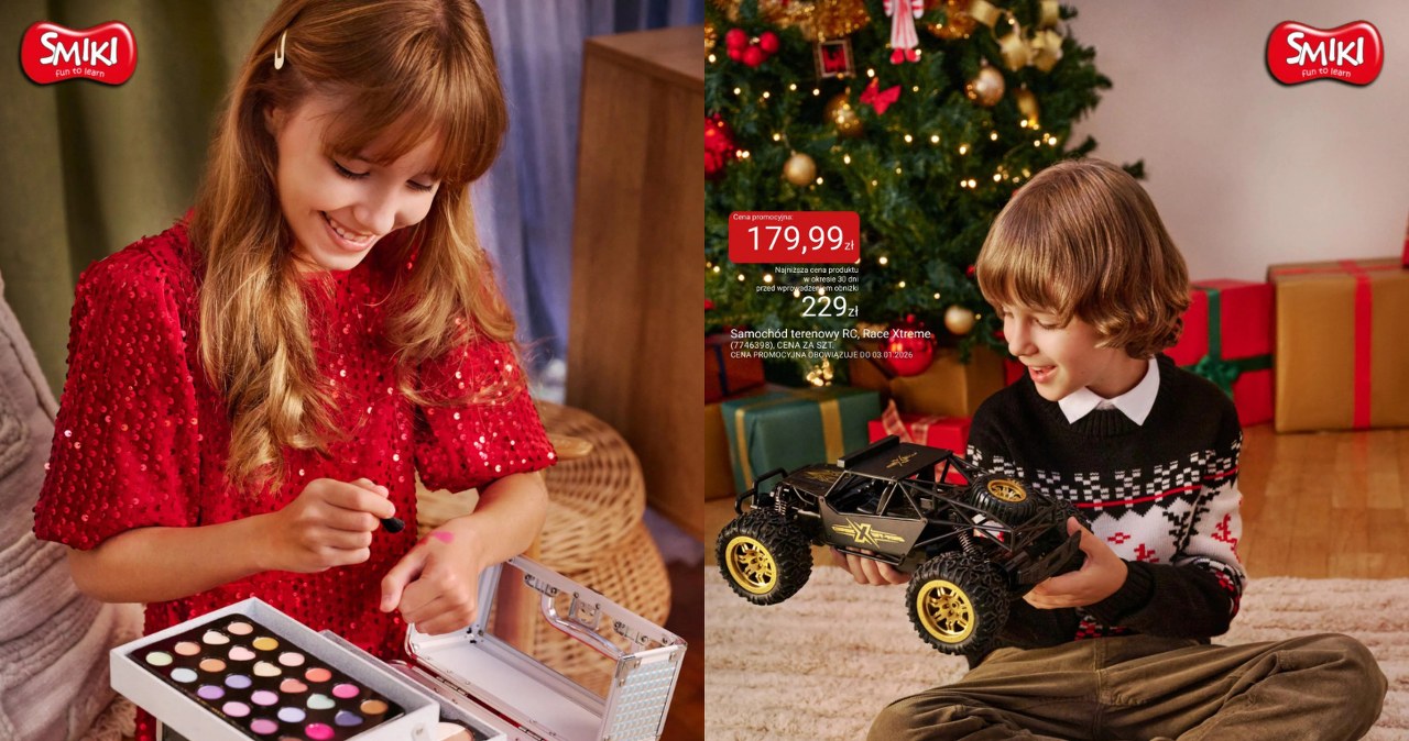 Pomysłowe prezenty na Mikołajki ze Smyka dla dziecka /Smyk /INTERIA.PL